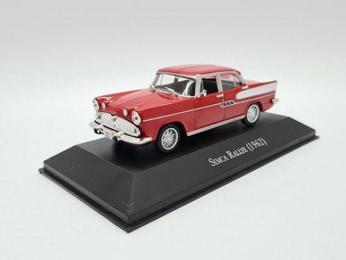 Miniatura Simca Rallye 1962 Vermelho Brasileiros 1:43 - Planeta
